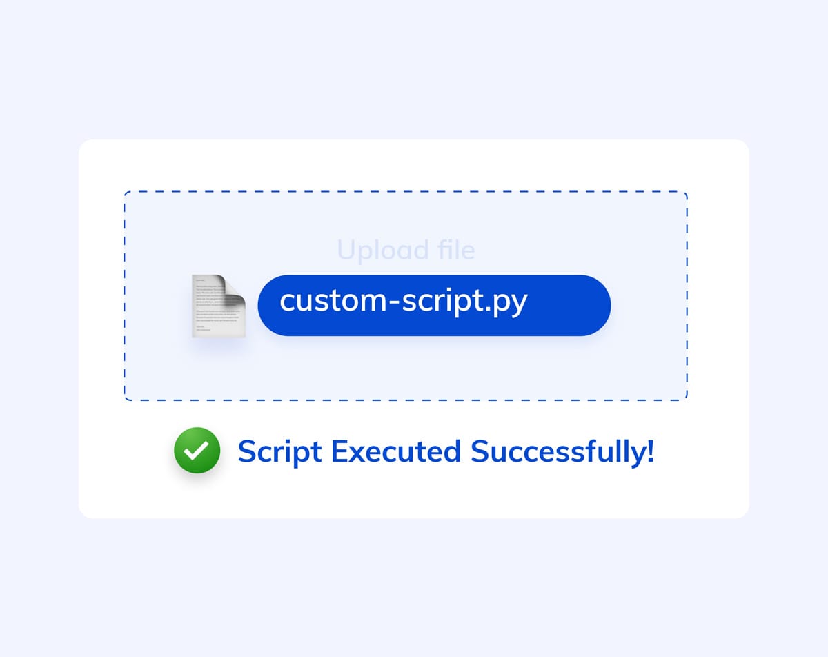 Custom scripting