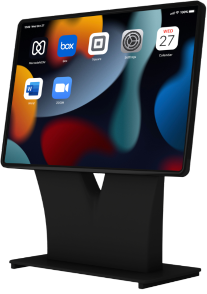 Digital kiosk multi app view 