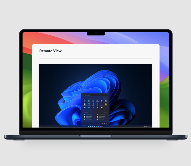 Remotely troubleshooting enrolled device